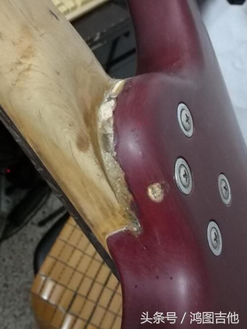 吉他琴头断裂修复教程,吉他琴头摔裂了可以修吗