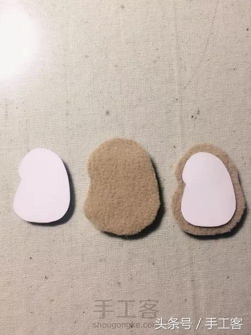 萌兔小手工制作,diy布艺趴趴兔