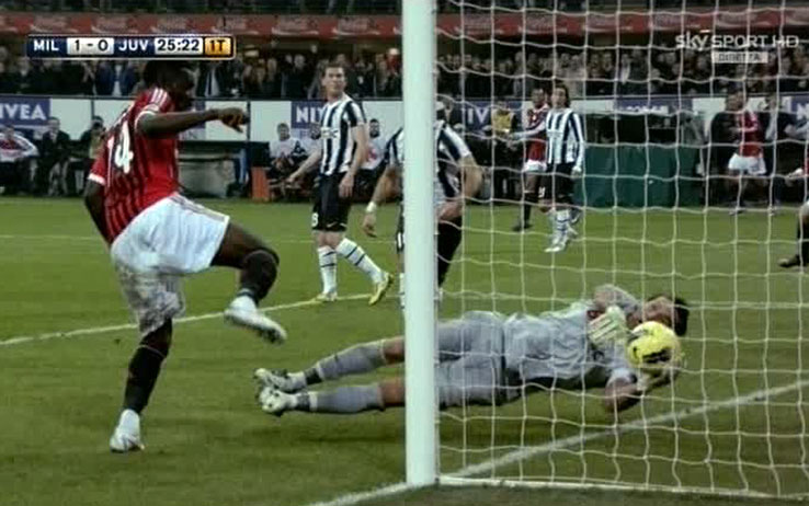 布冯三连扑国米,布冯炮轰巴洛特利