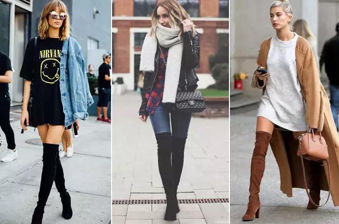 适合冬天小女生穿的黑色马丁靴,适合年轻小姐姐穿的衣服