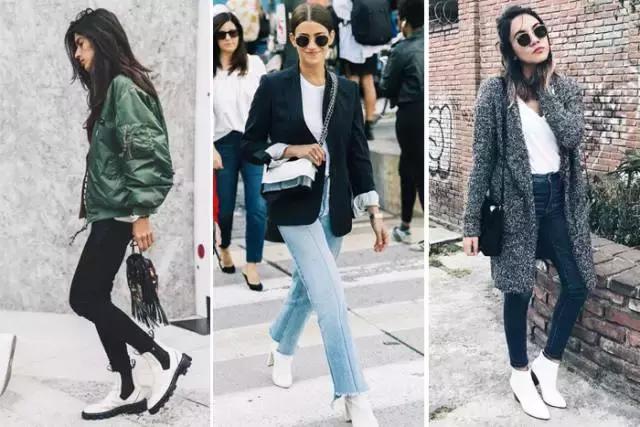 适合冬天小女生穿的黑色马丁靴,适合年轻小姐姐穿的衣服