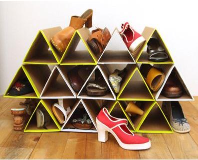 用废弃的快递箱做收纳本子,用小快递盒做收纳