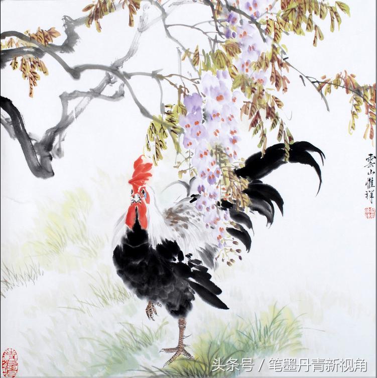 戴维祥国画作品欣赏,当代大写意花鸟画家作品图片