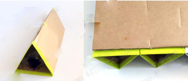 用废弃的快递箱做收纳本子,用小快递盒做收纳