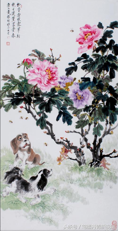 戴维祥国画作品欣赏,当代大写意花鸟画家作品图片