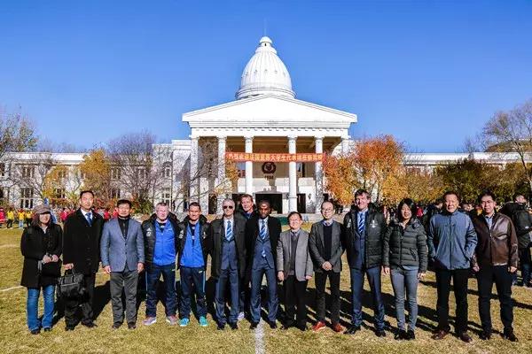 “足球竞技，相拥绿岛”——法国里昂大学代表团访问沈阳城市学院！