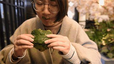 温州巷口日式庭院甜品屋！新出原谅色脏脏包，吃完脸都绿啦！