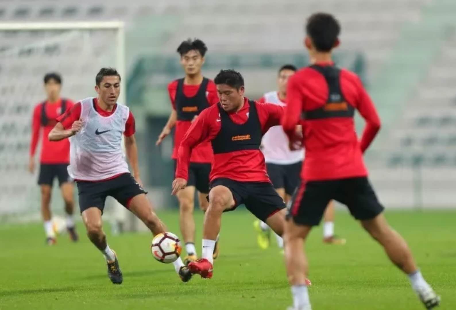 上海上港多哈训练视频,上海上港高清录像