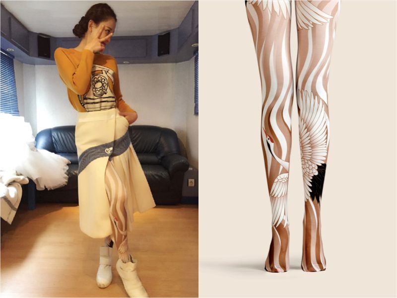 袜子怎么配长裤,小白袜的搭配方法