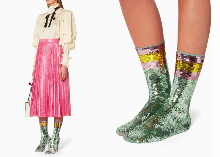 袜子怎么配长裤,小白袜的搭配方法