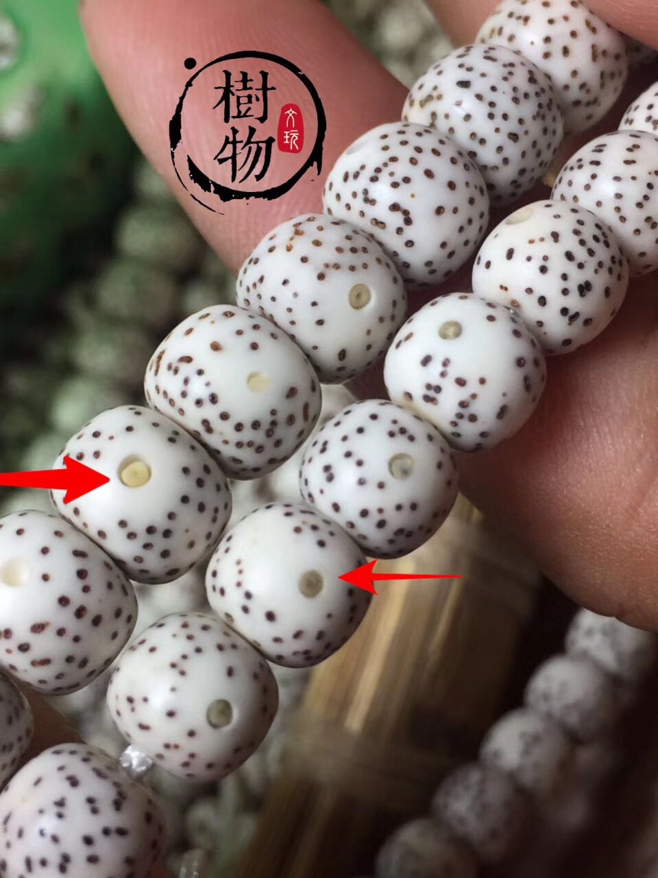 青花瓷星月菩提怎么辨别真假,原生态黄金籽星月菩提真假