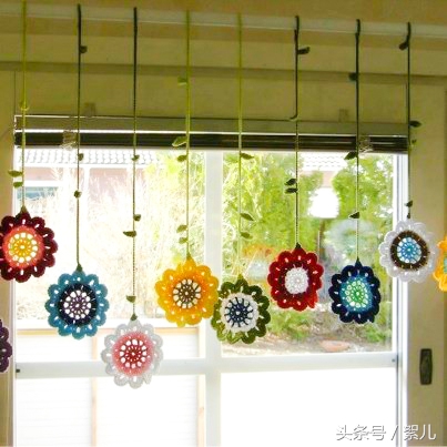 钩针家居饰品视频教程,钩针布置房间的装饰品