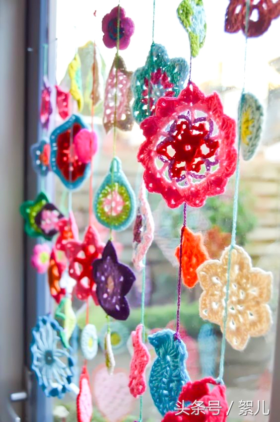 钩针家居饰品视频教程,钩针布置房间的装饰品