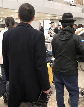 张翰海关安检,张翰机场海关检查