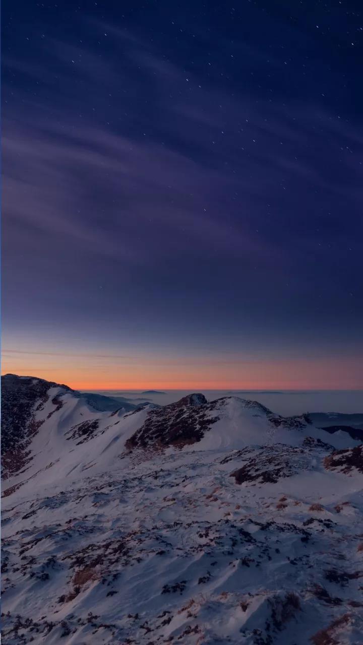iphonex绝美风景壁纸草原,浪漫雪景冬日治愈系壁纸