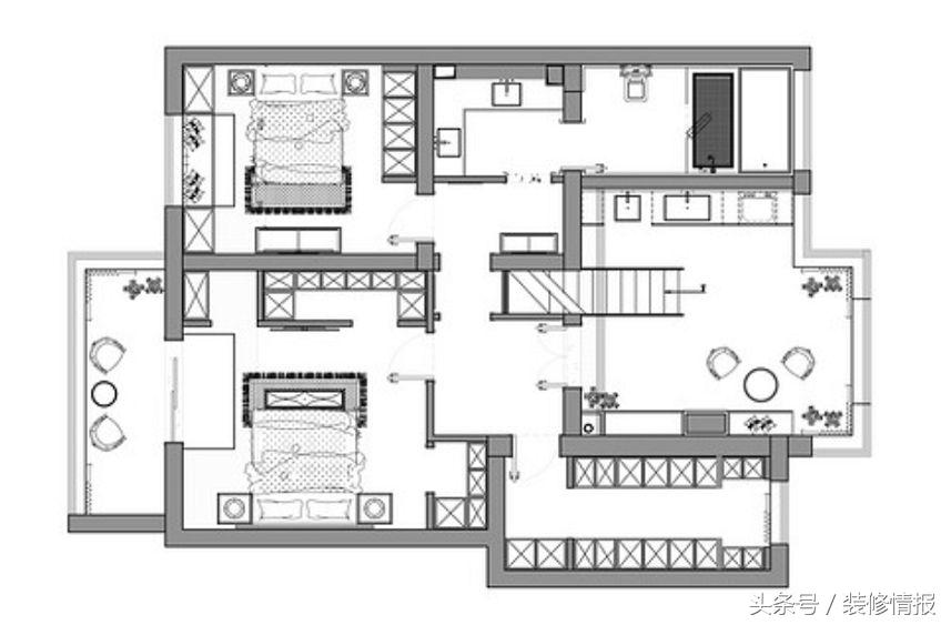 跃层极简风设计讲解,装修跃层一楼都是怎么设计的