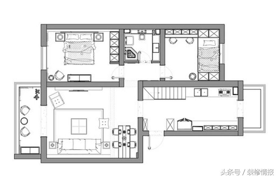 跃层极简风设计讲解,装修跃层一楼都是怎么设计的