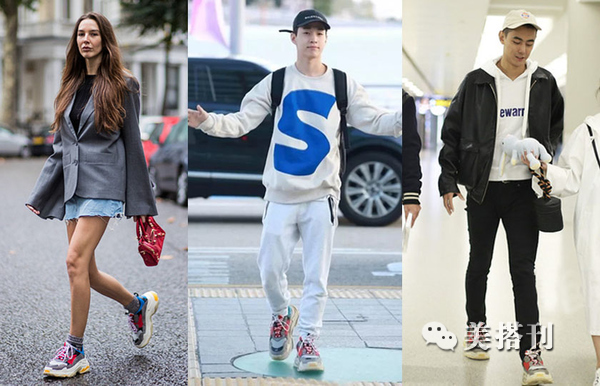 老爹鞋最新风格甜酷风,今年流行科技感老爹鞋