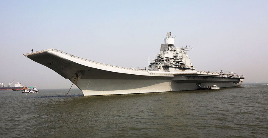 印度海军为什么要第三艘航母,印度海军谈中国