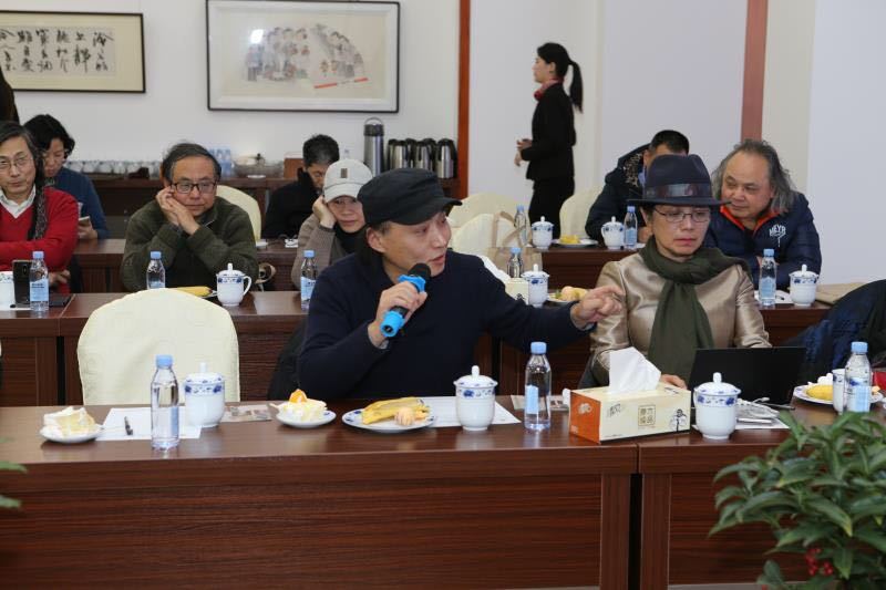 韩煜书法展在中国,韩煜和他的书法创作团队