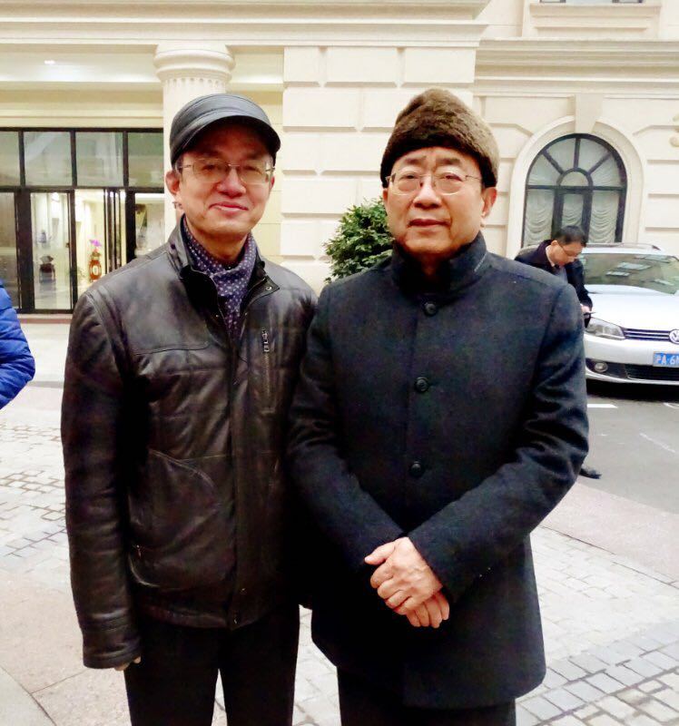 韩煜书法展在中国,韩煜和他的书法创作团队