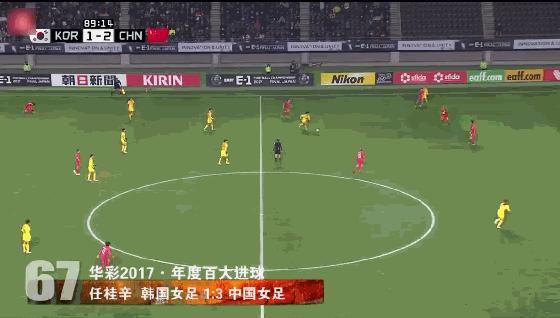 中国足坛2017最精彩进球，任桂辛半场吊射，叶尔凡倒钩一球成名