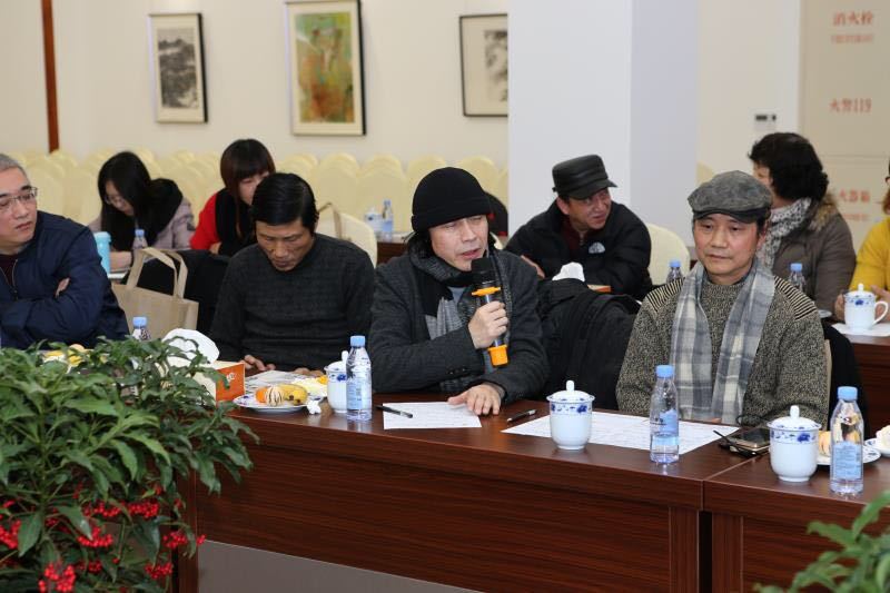 韩煜书法展在中国,韩煜和他的书法创作团队