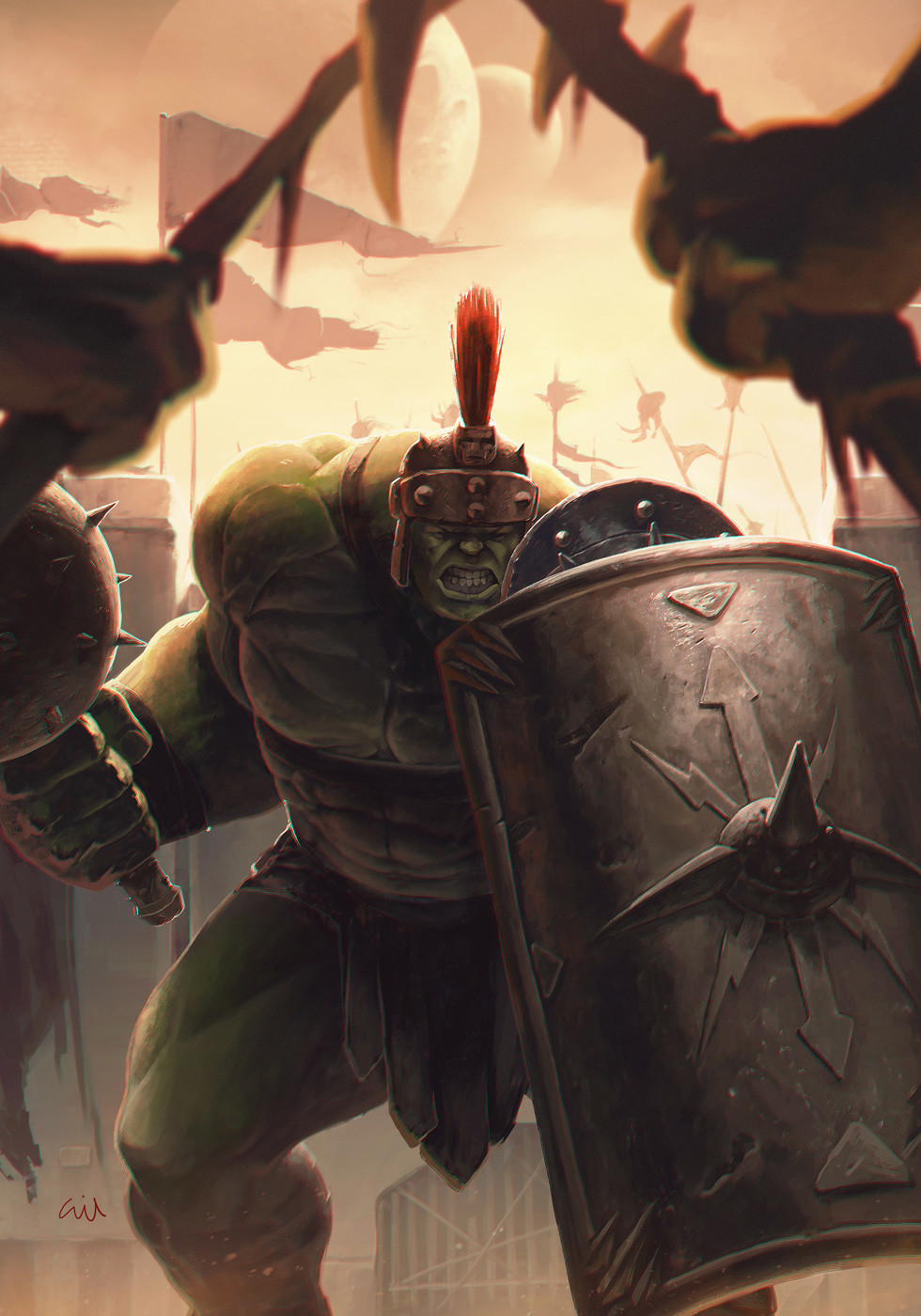 gilling插画作品,插画师karinmunyaa画作