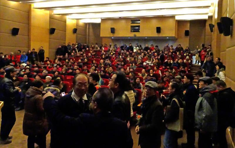 韩煜书法展在中国,韩煜和他的书法创作团队