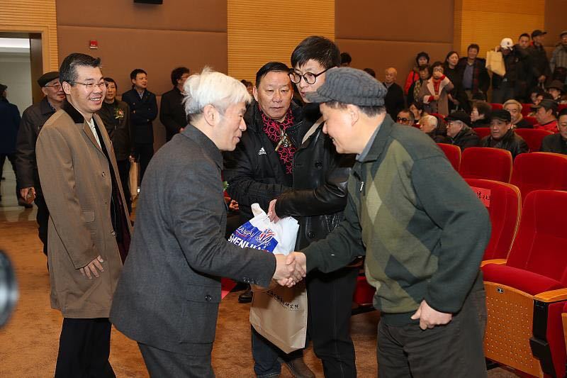 韩煜书法展在中国,韩煜和他的书法创作团队