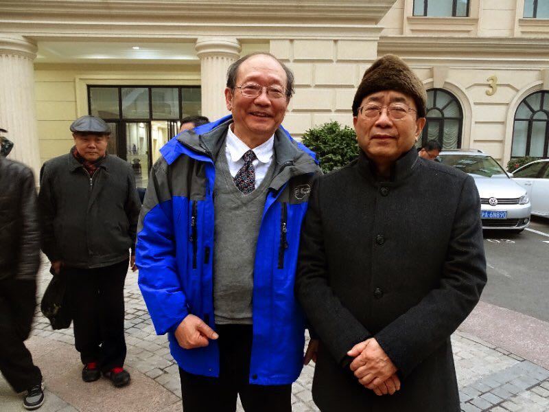 韩煜书法展在中国,韩煜和他的书法创作团队