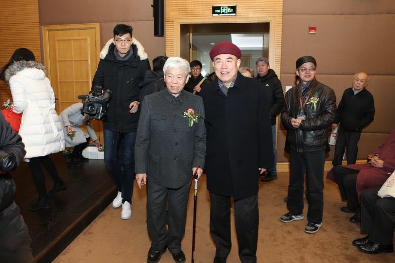 韩煜书法展在中国,韩煜和他的书法创作团队