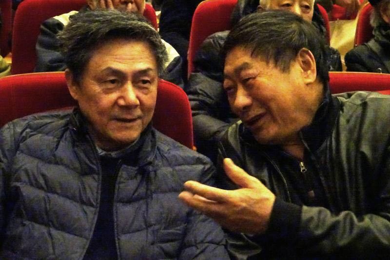 韩煜书法展在中国,韩煜和他的书法创作团队