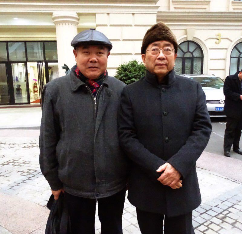 韩煜书法展在中国,韩煜和他的书法创作团队