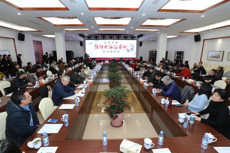 韩煜书法展在中国,韩煜和他的书法创作团队