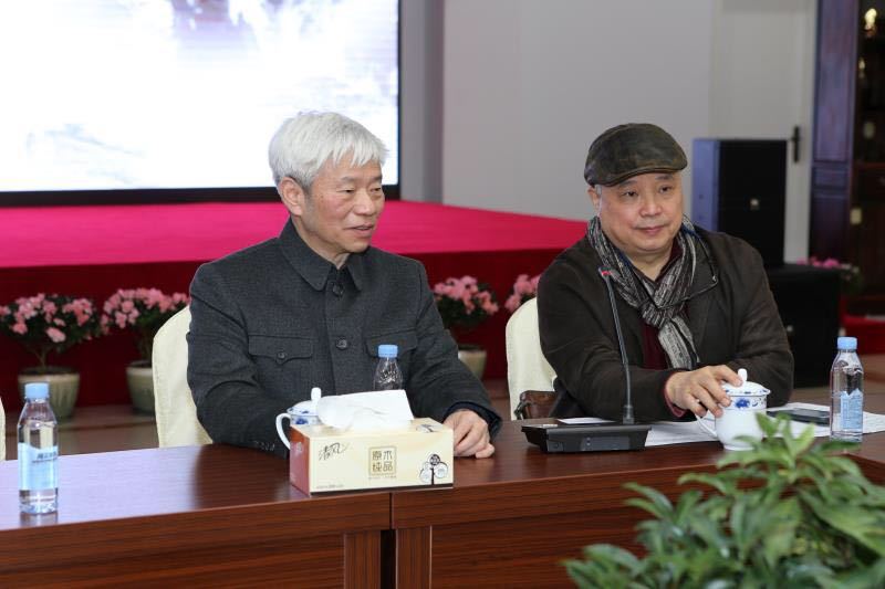 韩煜书法展在中国,韩煜和他的书法创作团队