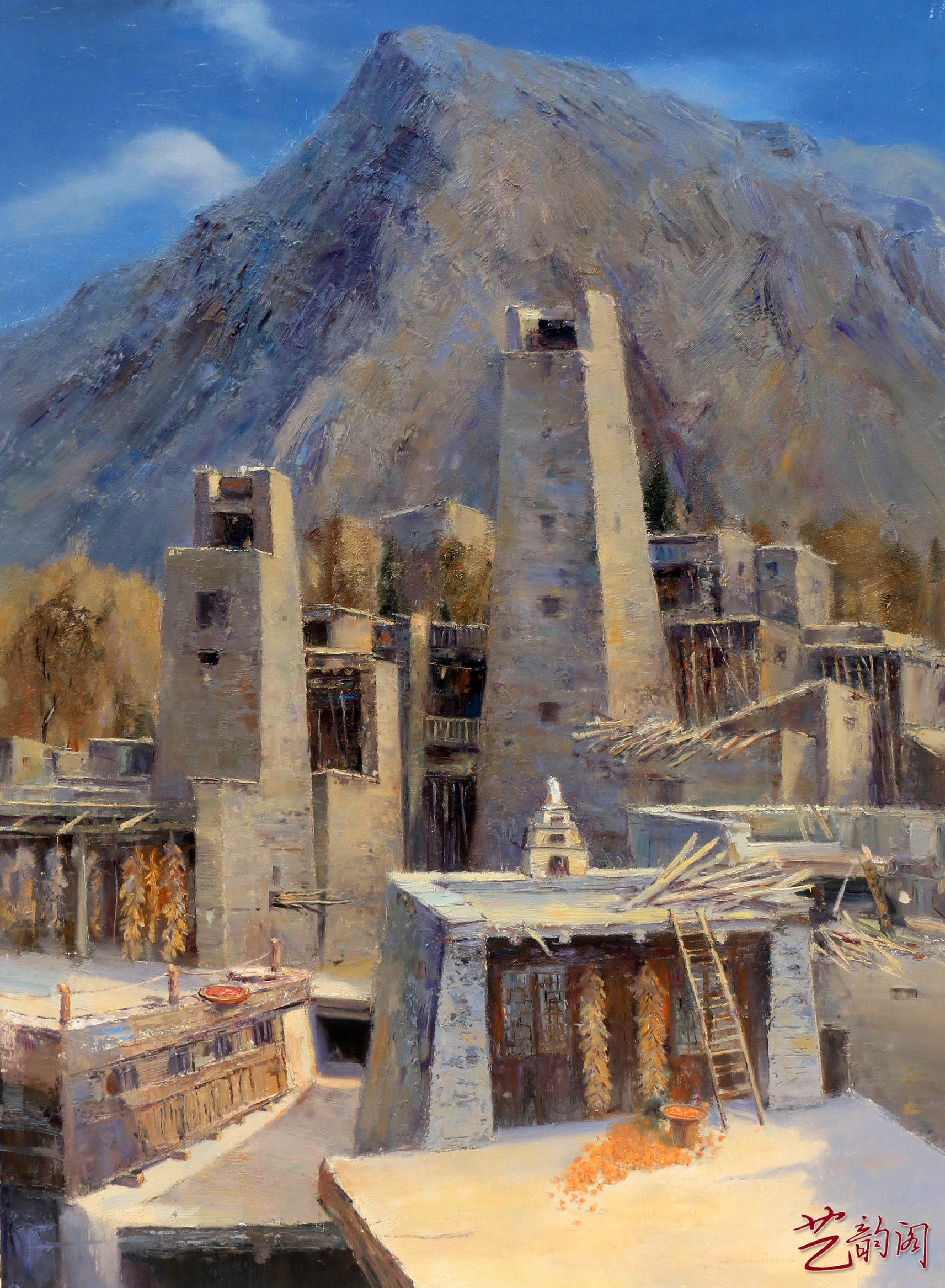 青年画家油画鉴赏,西部油画名家作品欣赏