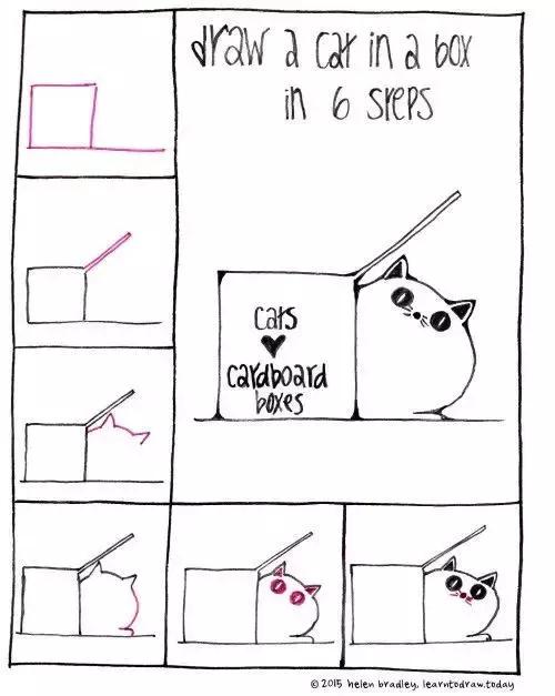 儿童简笔画：骆驼兔子火烈鸟等，10个详细的卡通动物绘画教程