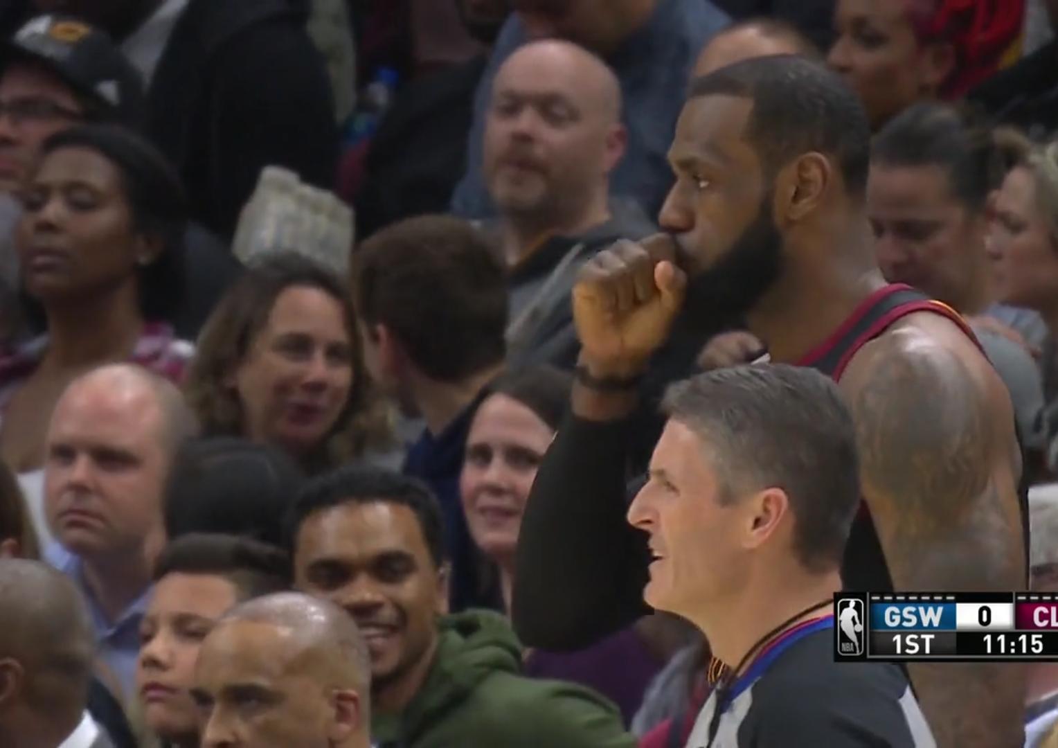 詹姆斯赛后加时赛绝杀勇士,詹姆斯50+输球