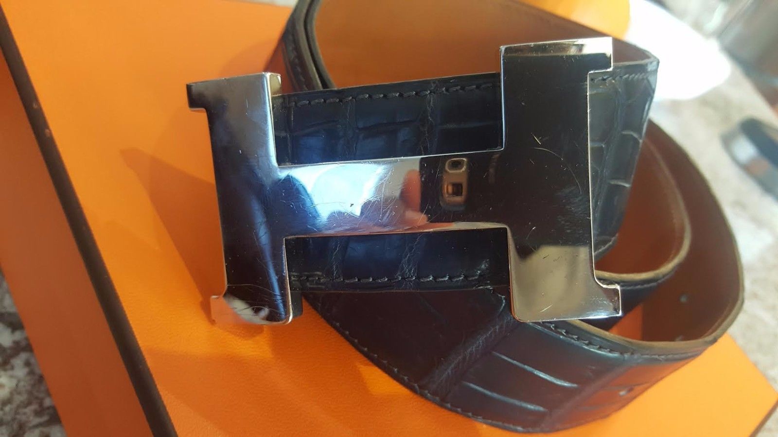 爱马仕二手男士皮带正品高档,奢侈品二手爱马仕腰带