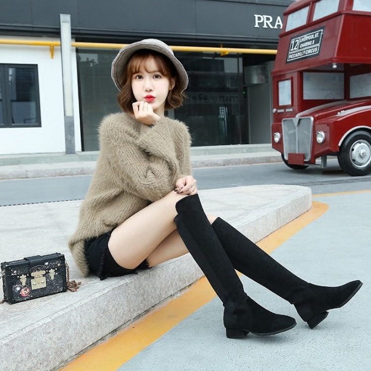 过膝靴新年,过膝长靴新年