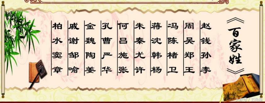 百家姓有你的姓氏吗排名多少,2022年你的姓氏在百家姓排名第几