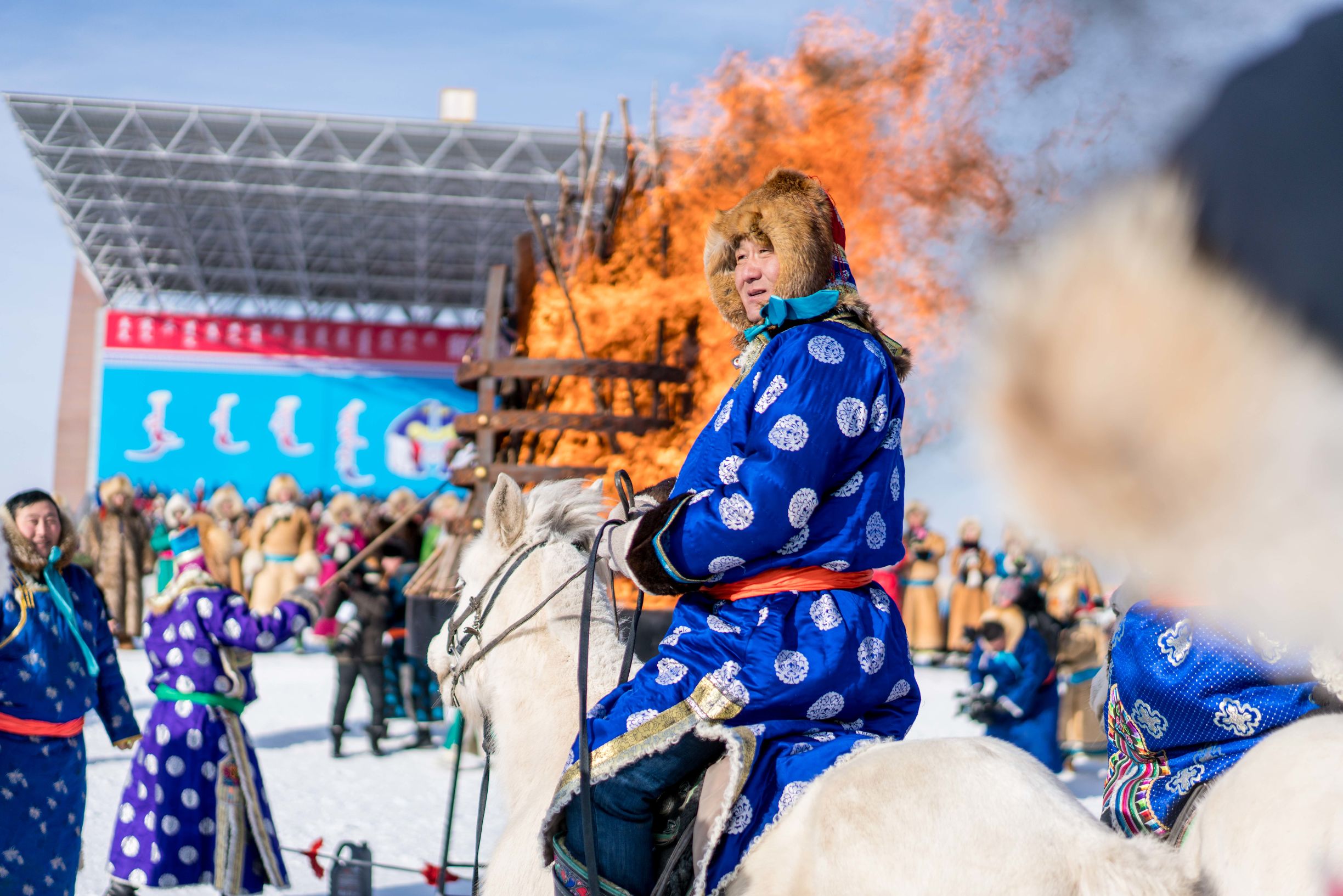 冰雪那达慕大会,冰雪那达慕完整版开幕式