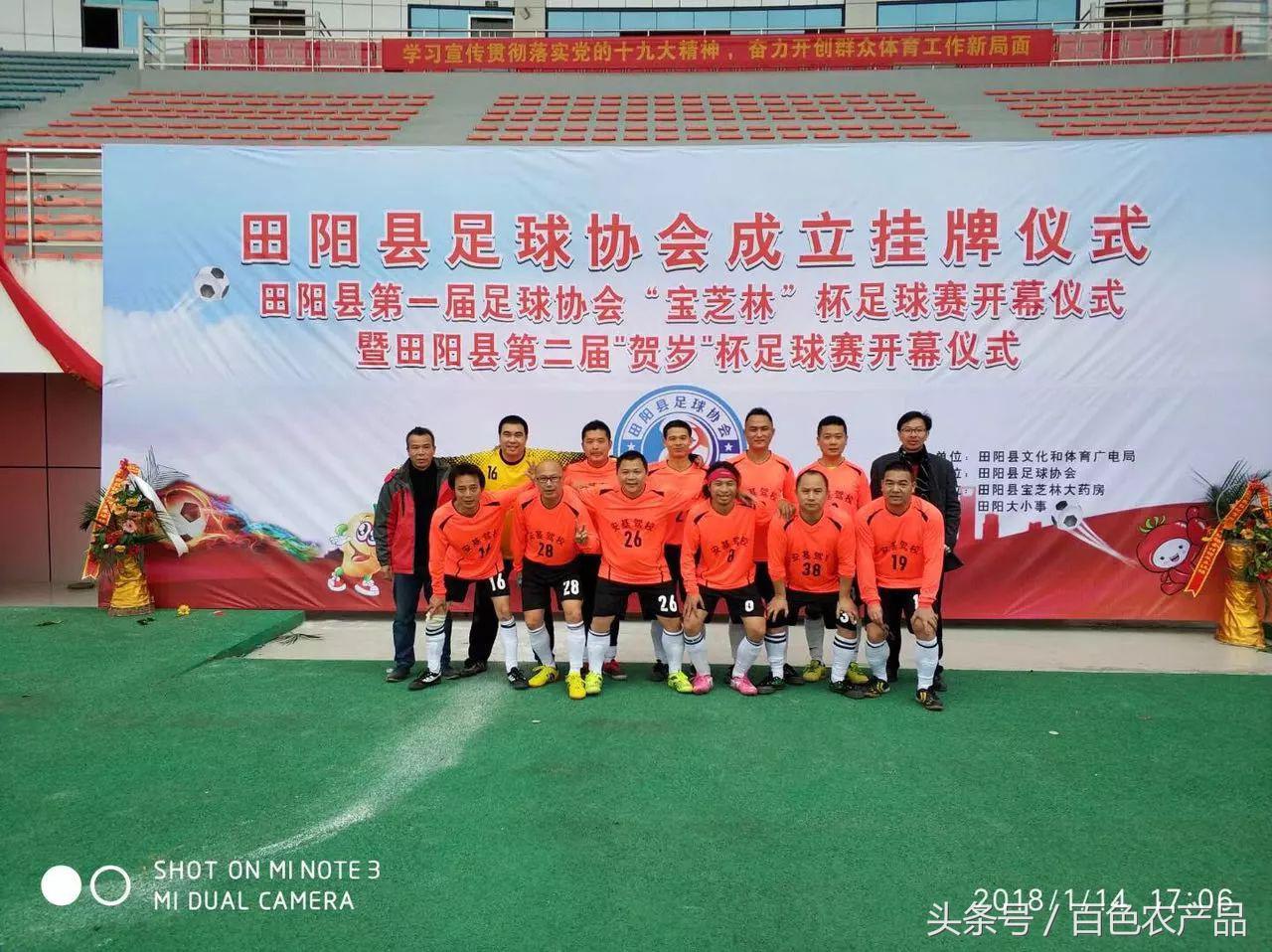 田阳足球队,田阳足球