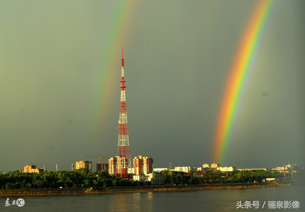 旅游遇到彩虹是幸运,旅行雪山拍照技巧