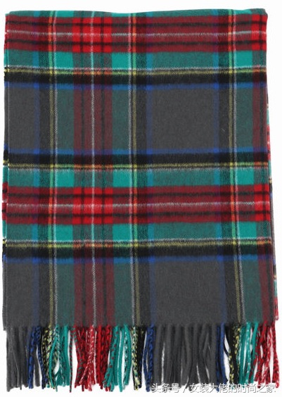 英伦经典格纹两用围巾,格纹英伦风围巾