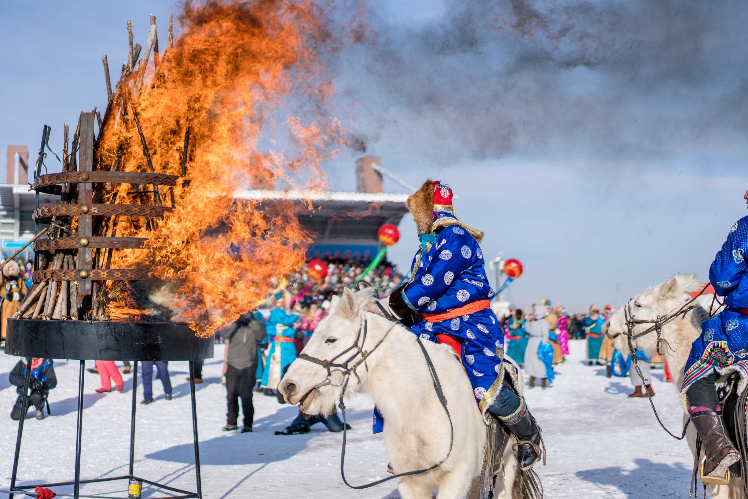 冰雪那达慕大会,冰雪那达慕完整版开幕式