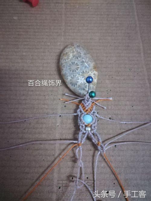 福盘吊坠项链怎么编绳好看,平安扣吊坠红绳项链编绳教程