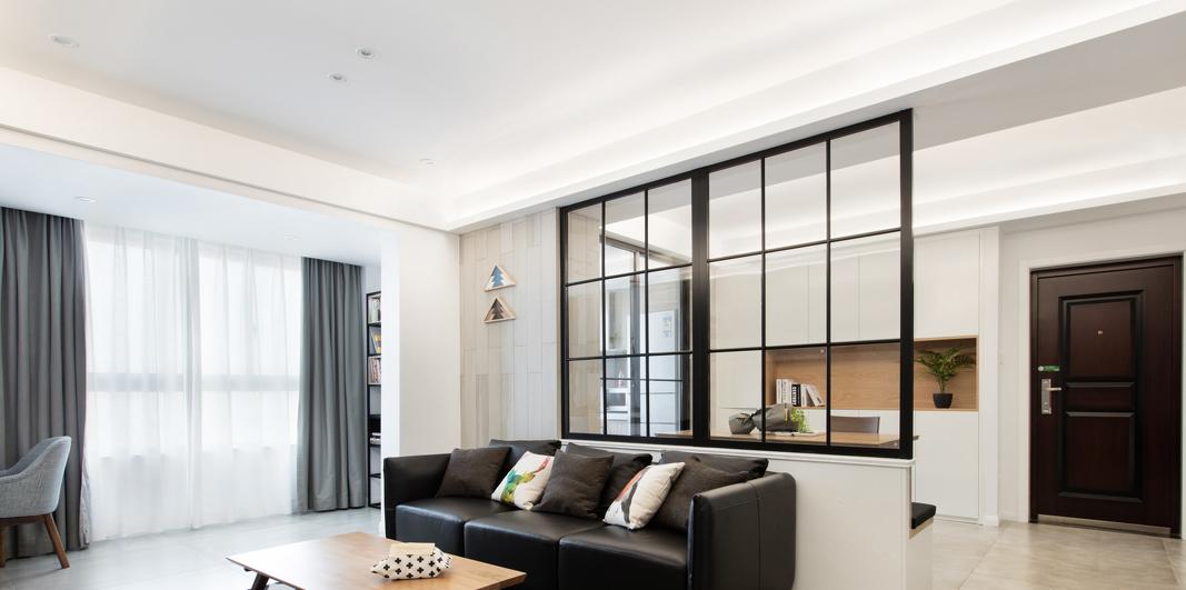 餐厅30公分屏风隔断现代简约,2021厨房餐厅隔断柜效果图大全