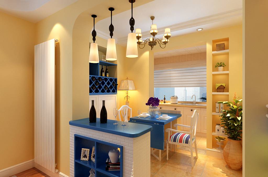 餐厅30公分屏风隔断现代简约,2021厨房餐厅隔断柜效果图大全